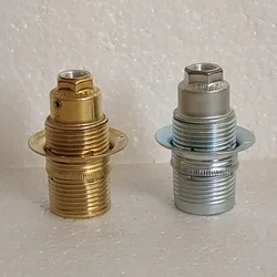 E14 Vintage LED Lamp Holder DIY Industrial Pendant Light Bulb Base With Ring Retro Screw Socket Fitting Adapter Lampholder