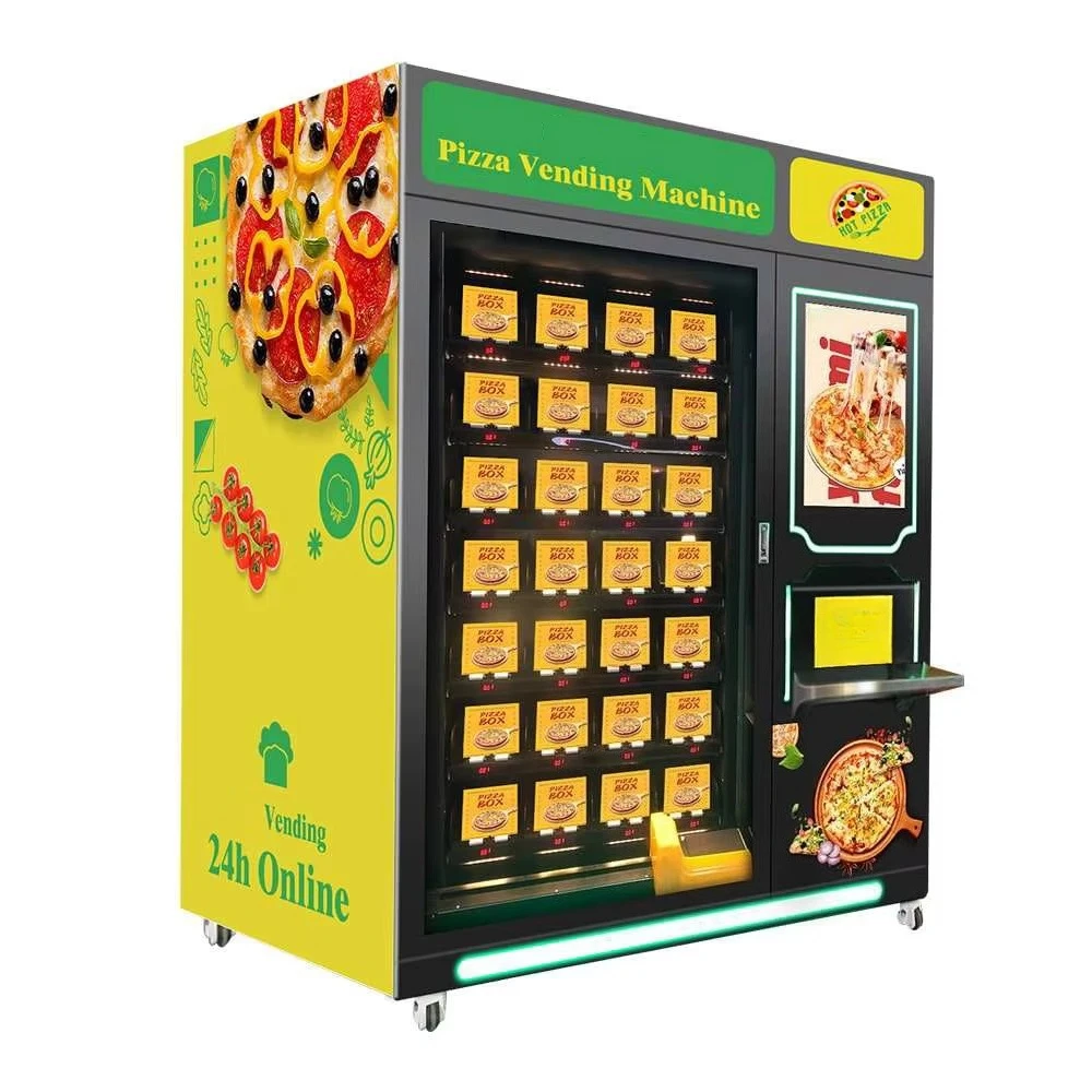 FL Pizza Vending Machine overheat protection for commercial street automatic hot pizza vending unit