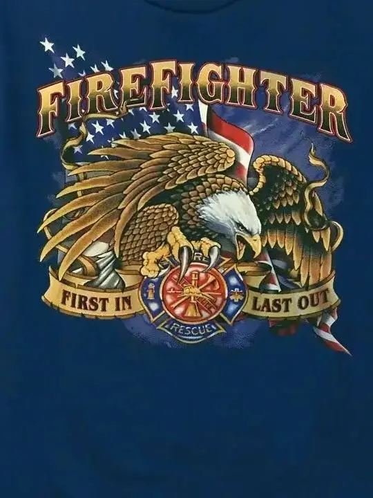 

Пожарный First Responder Fire Dept Пожарный Подарочная футболка. Мужская футболка премиум-класса из хлопка с коротким рукавом и круглым вырезом, новинка S-3XL