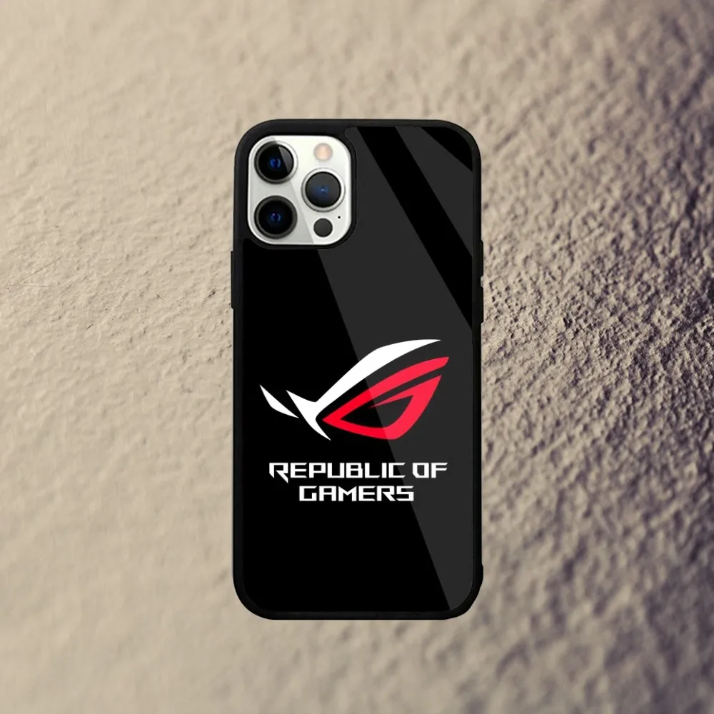 Republic Of Gamers ROG  Phone Case For iPhone 15,14,13,12,11,Plus,Pro,Max Mini Magsafe Magnetic Wireless Charging