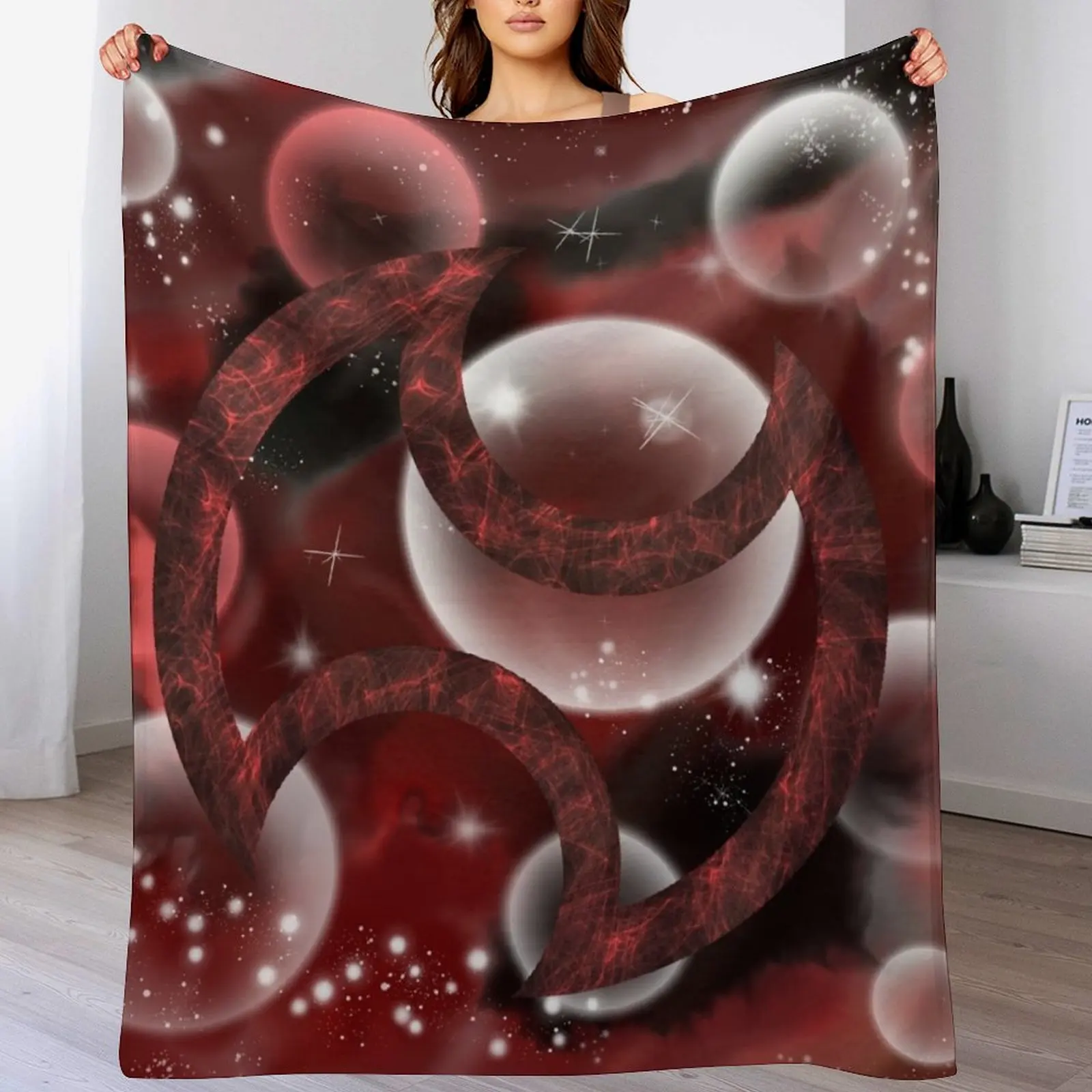 

Warrior Galaxy Throw Blanket manga Sofa Throw Blankets