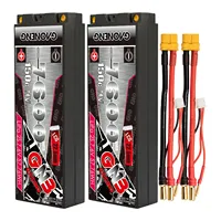 GAONENG GNB 7600mAh 2S 7.6V 150C Hardcase LCG LiPo Battery For 1/10 1/8 Scale RC Car Electric RC Devices Truck Boat