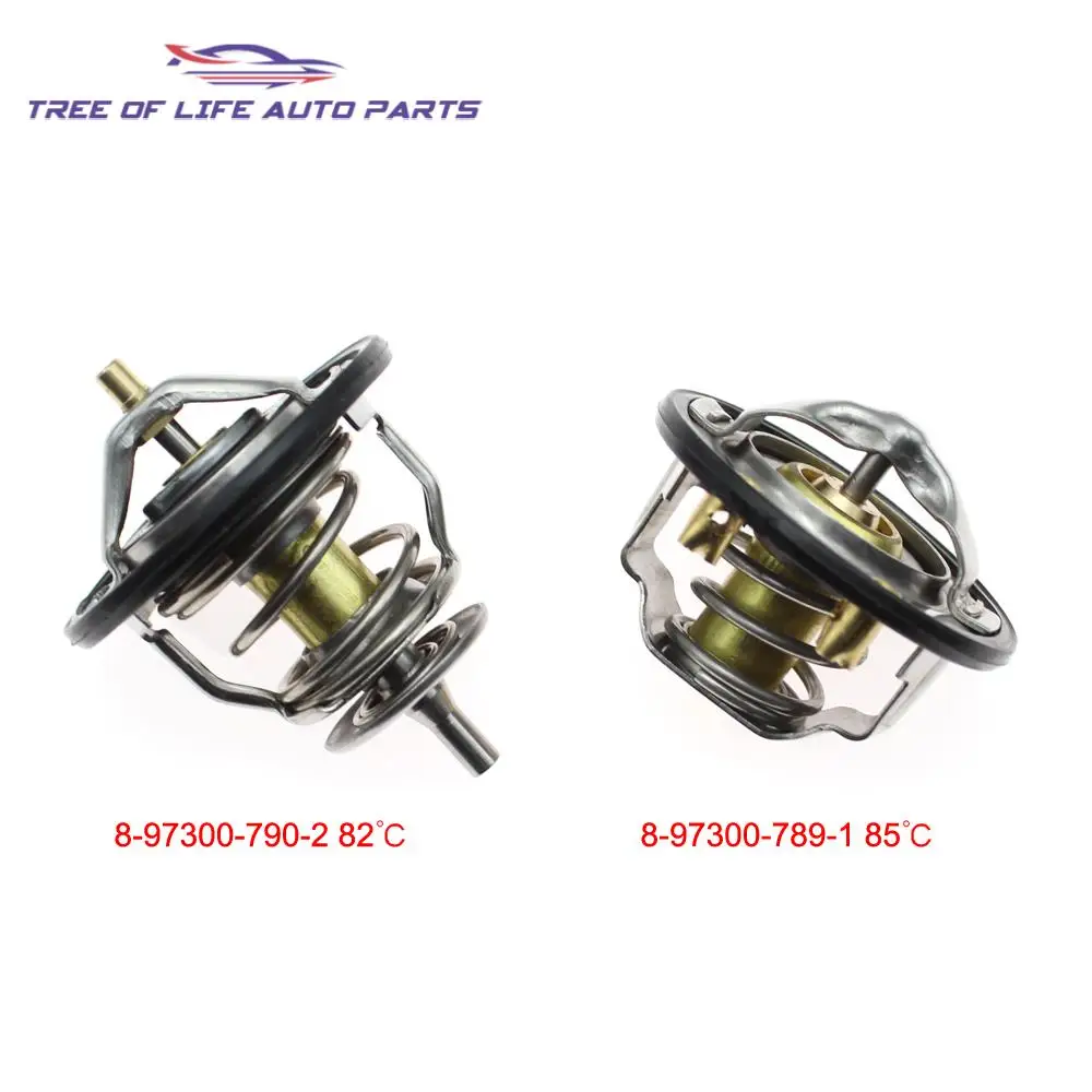 

Pair Engine Coolant Thermostat For ISUZU NPR NQR NRR 4.8L 4HE1 4.3L 4HF1 5.2L 4HK1 1998-2016 8-97300-789-1 85c 8-97300-790-2 82c
