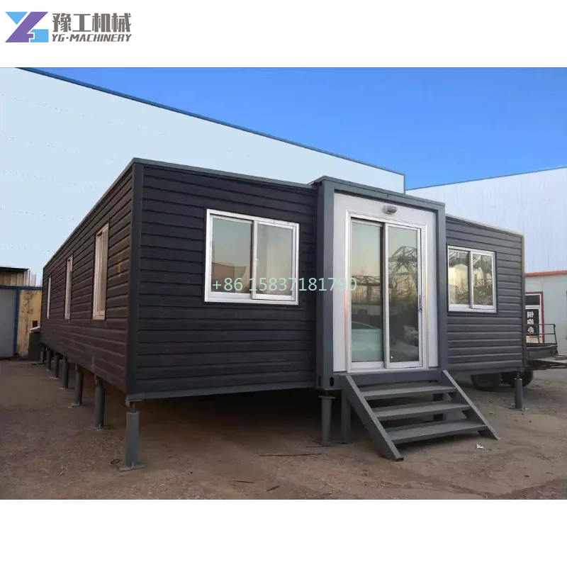 China Container House Vacation Mobile Container Home Australia Expandable Container House Customized Double Wings Folding House