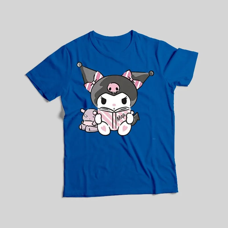 

Sanrio Series Printed T-shirts, 100% cotton, available in 8 colors, best-selling basic style Mommy and Me / women's clothing