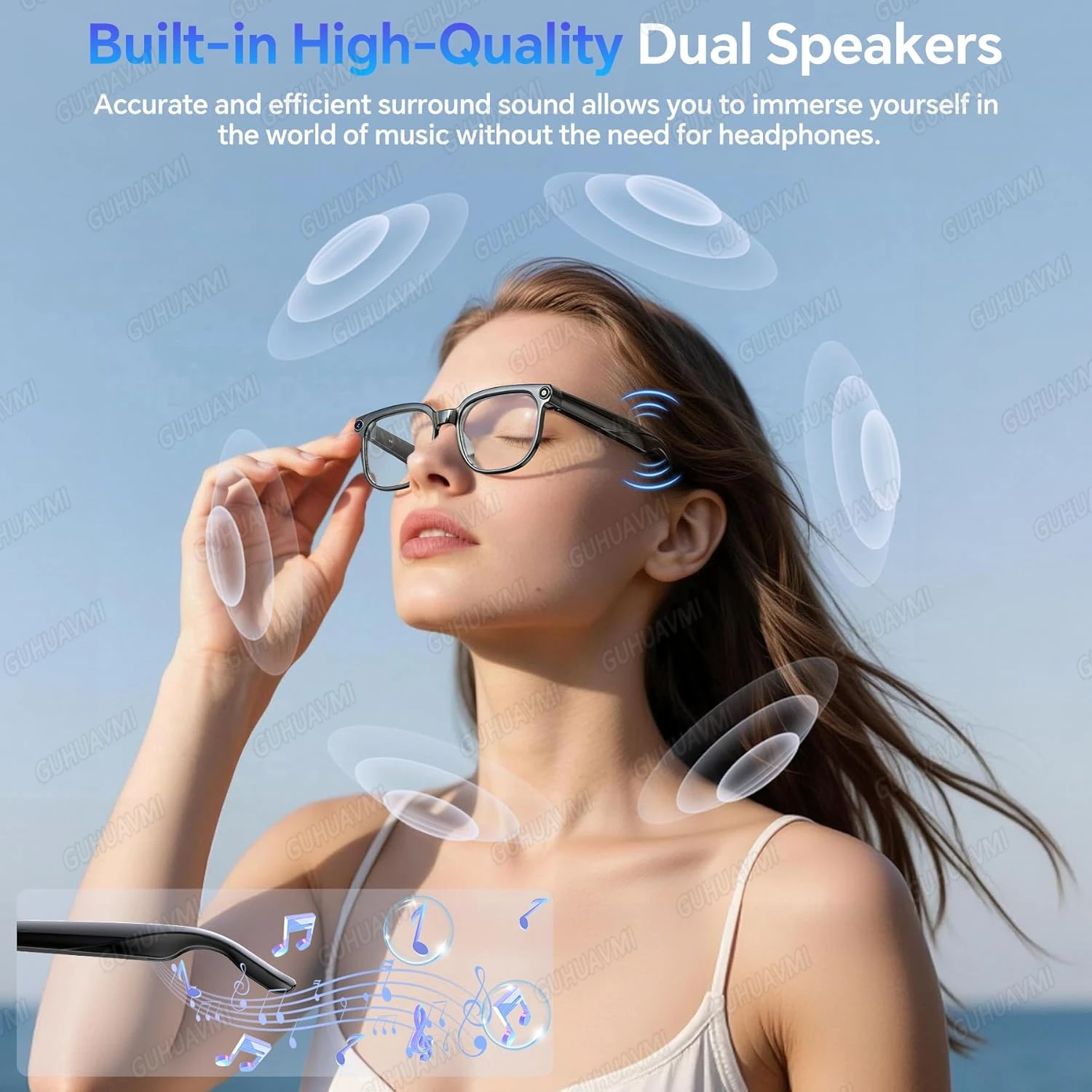 2026 New Smart AI Glasses 8MP Pixel 4k HD Camera Anti-shake Video Record ChatGP WIFI Translation Call Waterproof Sunglasses Men