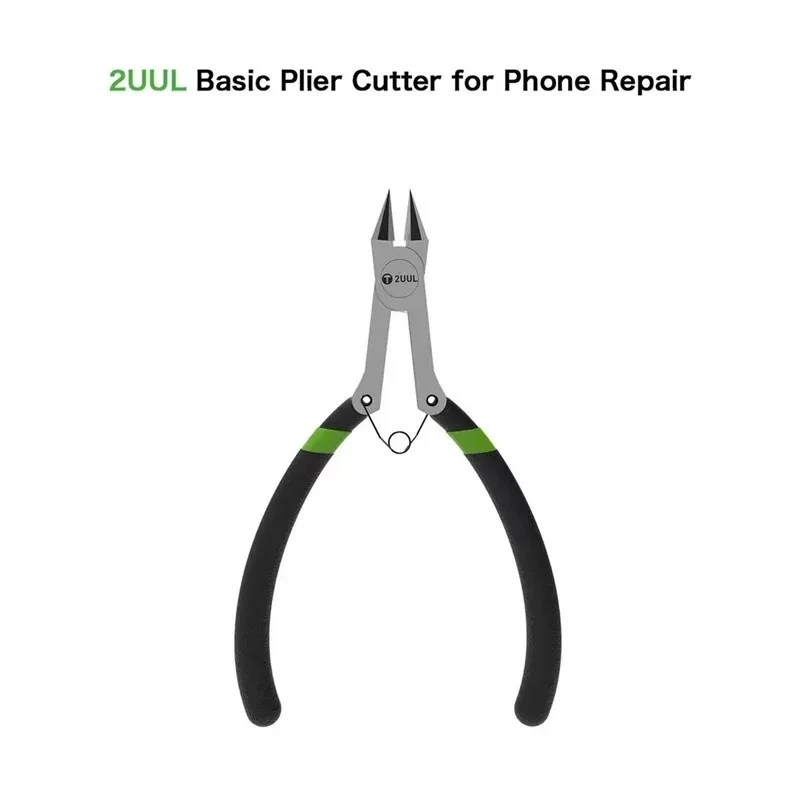 2UUL Basic Pliers for Mobile Phone, Electronic Wire Cutter, PCB Board Shield Cover, Middle Frame Cutting Nipper