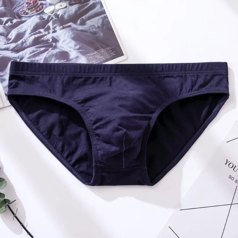 Man Underpants Cotton Breathable Panties Plus Size Bikini Slip Homme U Convex Pouch Lingerie Classic Briefs Calzoncillos Hombre