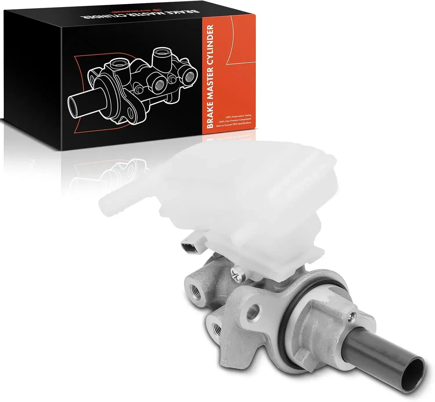 

Brake Master Cylinder with Reservoir and Sensor Compatible with Ford Vehicles - Ford Fiesta 2011-2012, 2014-2019