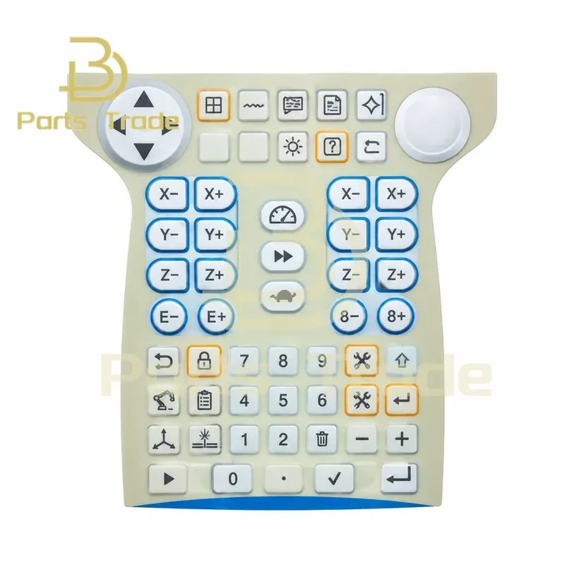 Teach Pendant Sheet Membrane for Yaskawa DX100 Series YKS-000E 001E 002E 005E 012E Replacement Keypad Overlay