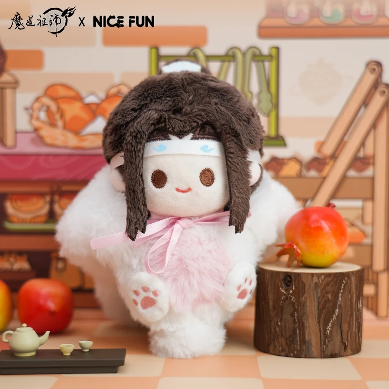 Genuíno mdzs grandmaster do cultivo demônico lan wangji wei wuxian anime saco de fantoche pingente chaveiro maumet cospaly dos desenhos animados