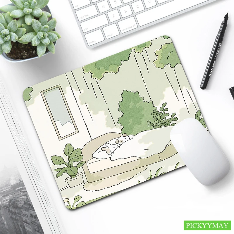 

Cute Small Mouse Pad Office XS Mousepad Kawaii Laptop Mouse Mat 20x25cm Little Rubber Desk Pad Design