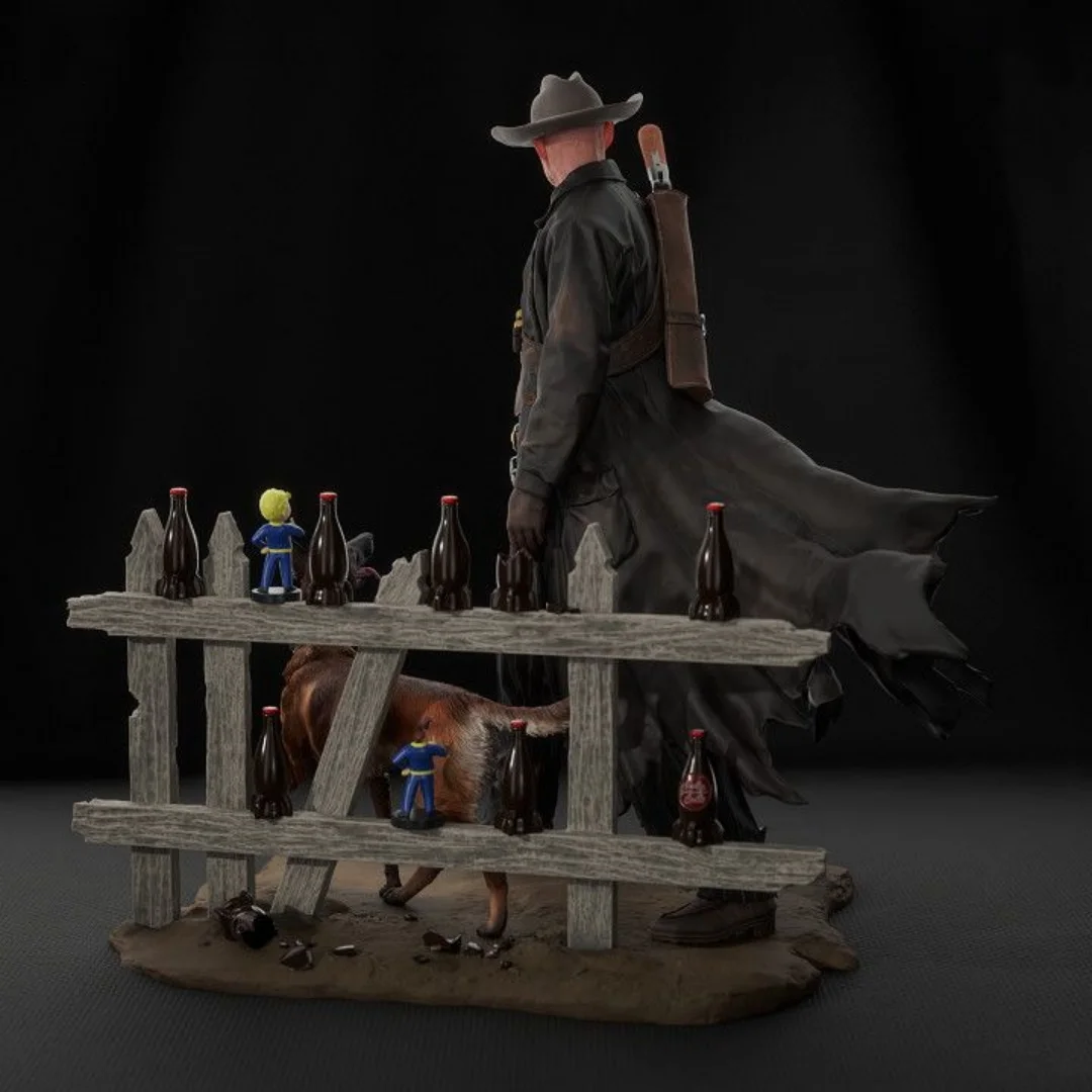 Resin Model Figure, 1/24 Scale Ghoul Bounty Hunter, GK, Unassembled and Unpainted Kit, 3D DIY Toy