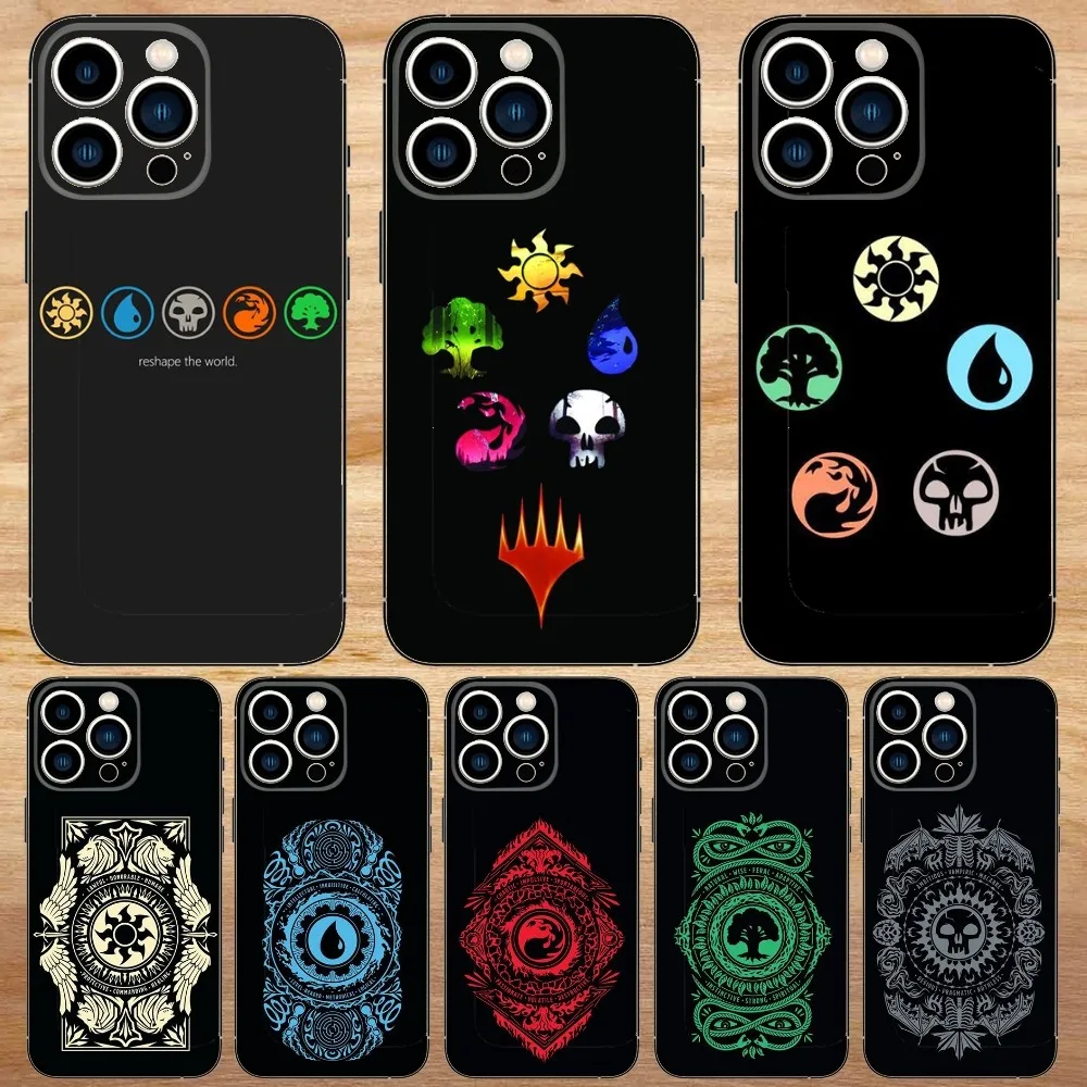 

Gathering Game Magic Phone Case For iPhone15,14,13,12,11,Pro,Max,Plus,Mini,X,XS,XR,8,7,6,S,Plus,SE Soft Black Case