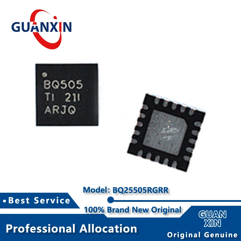 

100% New BQ25505RGRR BQ25505RGRT QFN20 Marking BQ505 BQ25505