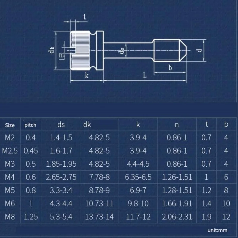 304 Stainless Steel Slotted Thumb Screw Slotted Knurled Hand-tightening Anti-loosening Screw M2 M2.5 M3 M4 M5 M6 M8