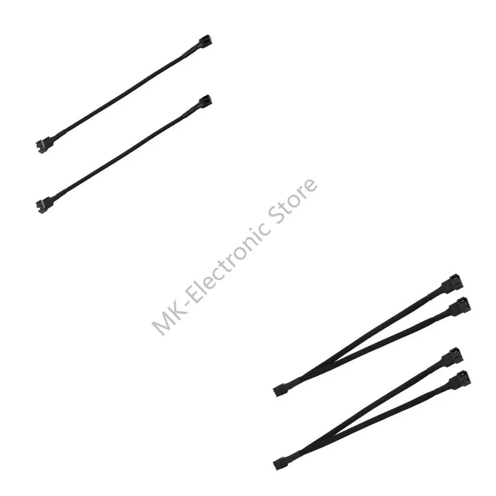 R2LF Premium 26 4-Pin-PWMs-Verlängerungskabel für Computergehäuselüfter mit flexibler Länge und sicherer Verbindung