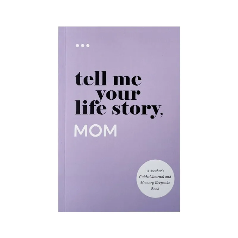 Cuéntame Tu Historia de Vida, Diario para Mamá, Libro de Recuerdos de la Madre, Libro de Historias Familiares, Cuaderno de Recuerdos, Regalo para Mamá