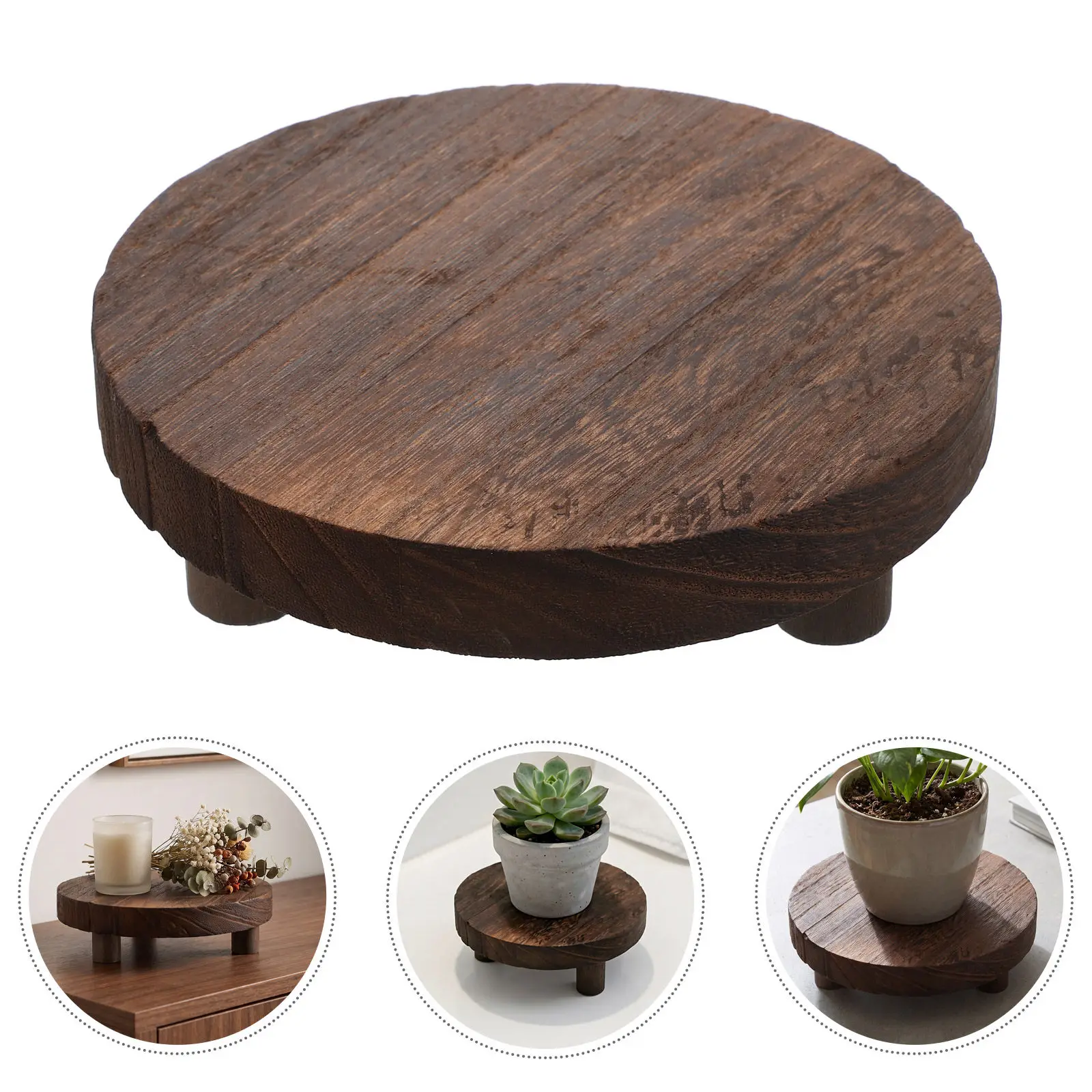 Retro Wooden Flowerpot Stand 5.9