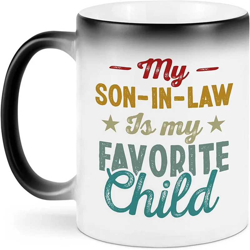 Son in law Children Coffee Mug Tea Cup Daughter Daughter Son Ceramic Color Changing Cup