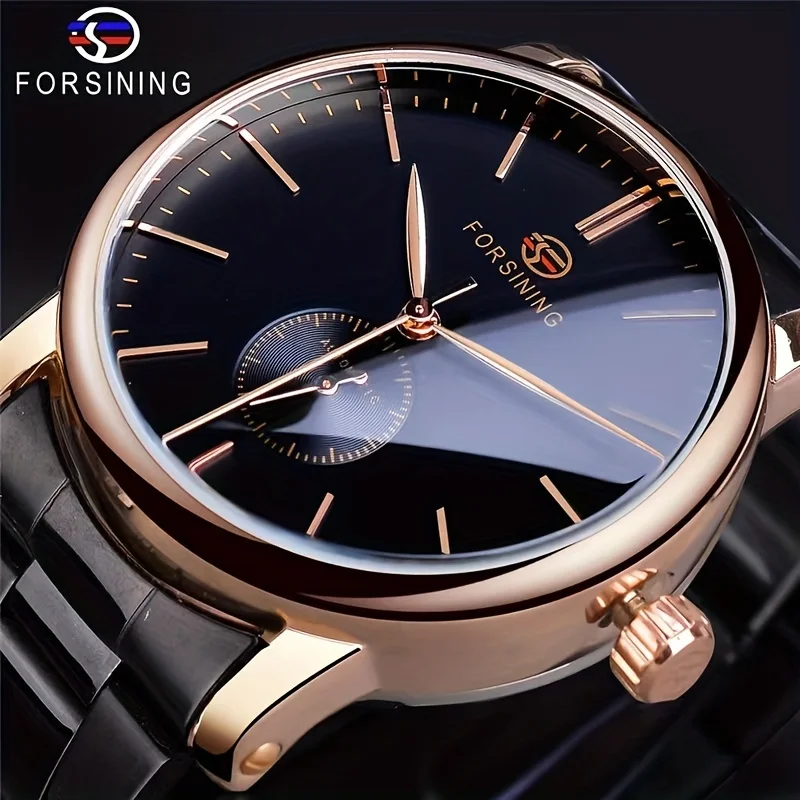 

Light Luxury Fully Automatic Mechanical Watch Men's Watch Cut Out Luxury Brand Fashion Niche High-Looking Cool Men's Watch, First Choice for Gift Giving. No Battery Required.