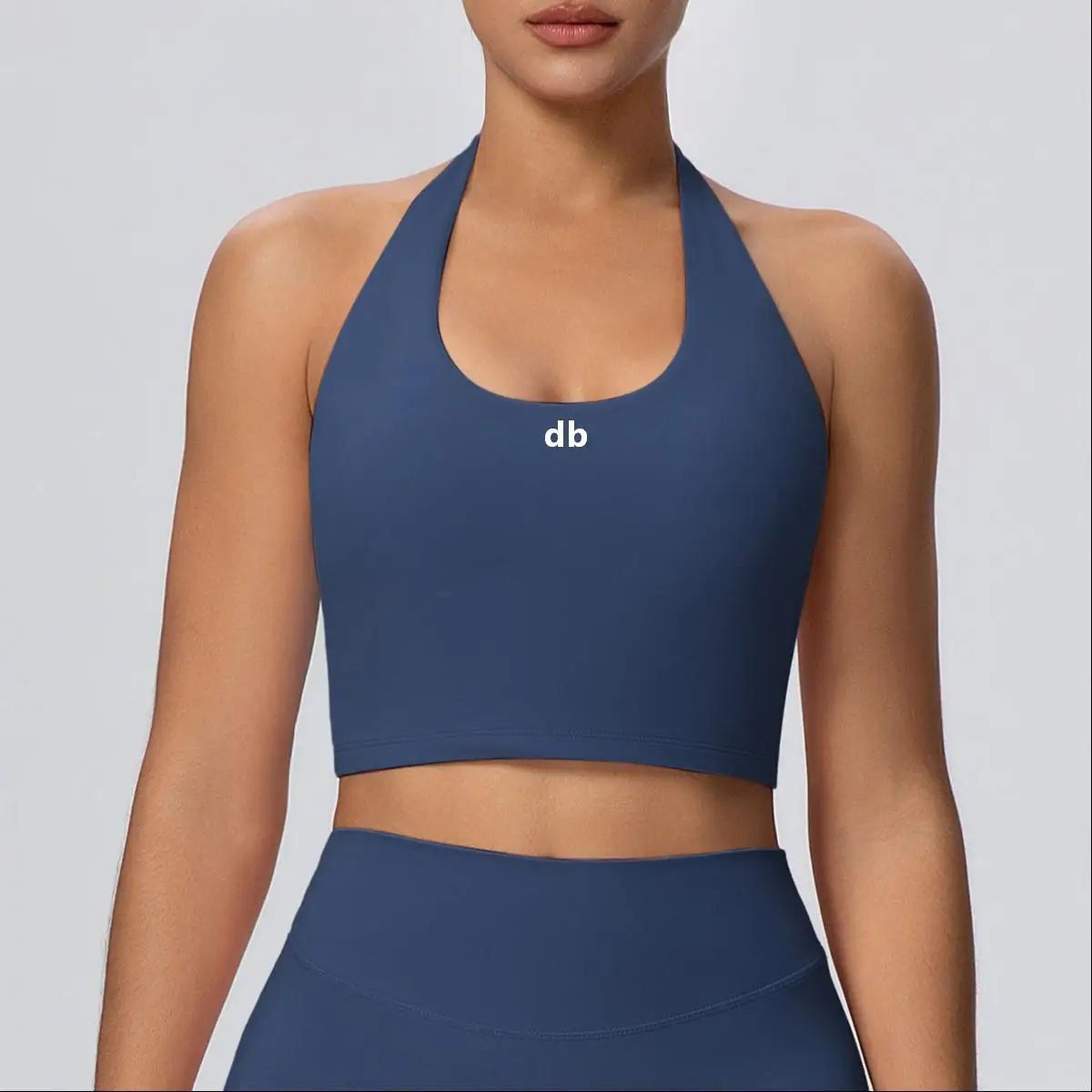 2026 New Model Back-Encircling Bra for Yoga - Shockproof Fitness Back Cover with Neck Strap - Neck Strap Yoga Set for Women