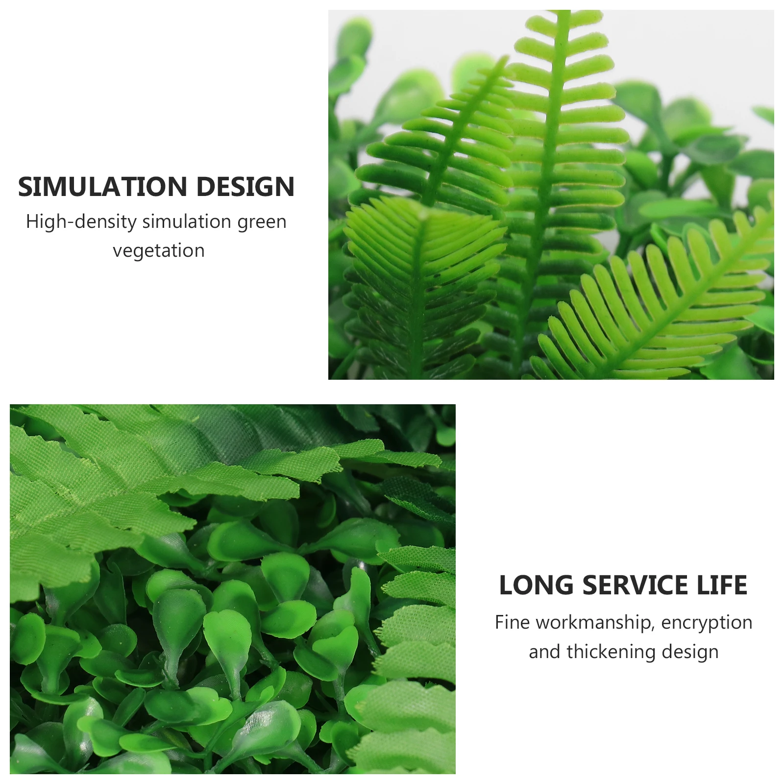 

Decorative Green Artificial Plant Simulation Greening Background Adornment Indoor Outdoor Household Decor Turf Plant Wall Green
