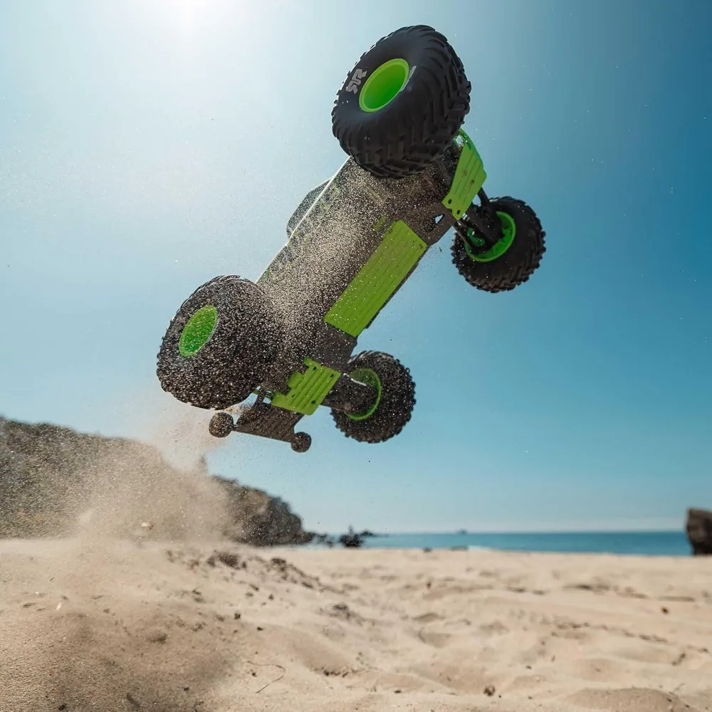 RC Truck1/10 Quake 223S 2WD RTR (Battery and Charger Not Included) Brushless Monster Truck, Green, ARA3537T2 image 6