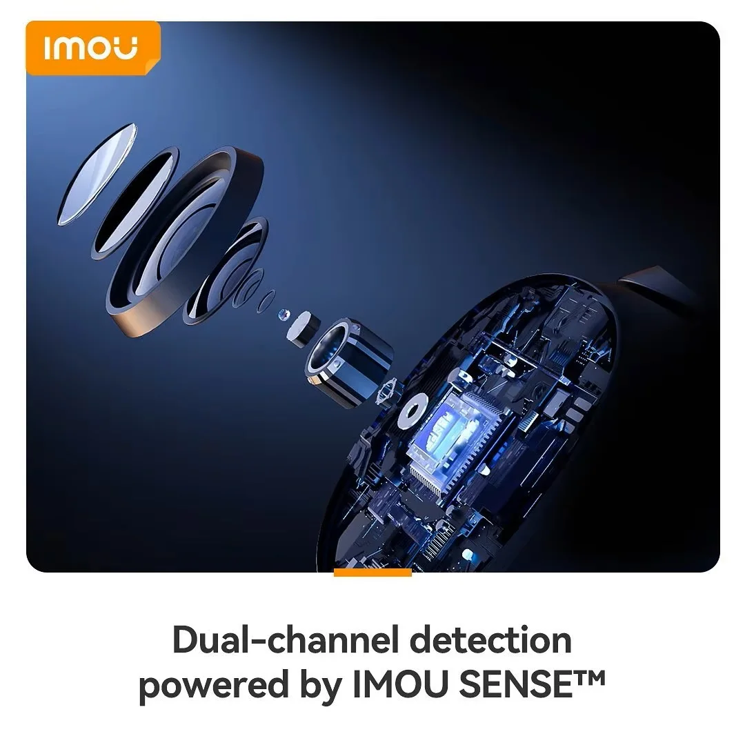 Imou Ranger Dual 6MP Full Color Camera Menselijke en huisdierdetectie Auto Tracking Tweerichtingsgesprek Smart Home Security Wifi Dual Lens CCTV