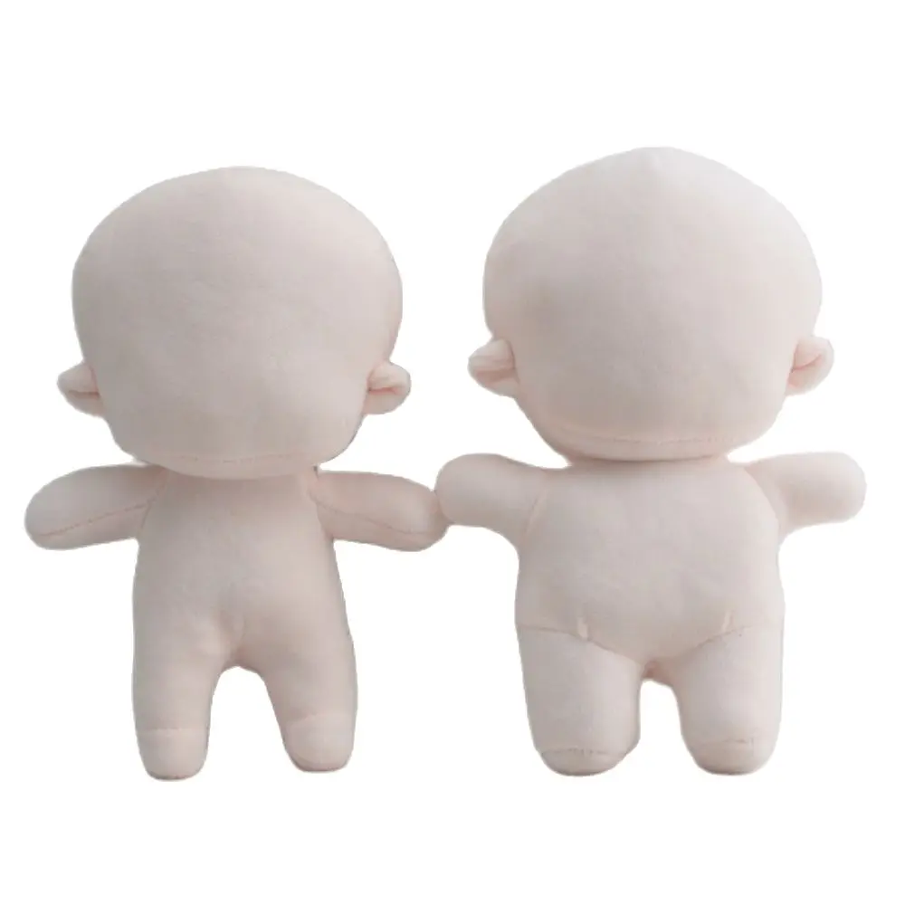 20cm Cute Plush No Attribute Doll With Skeleton Plush Doll Stuffed Toy DIY Doll Ball Socket Flexible Armature Doll