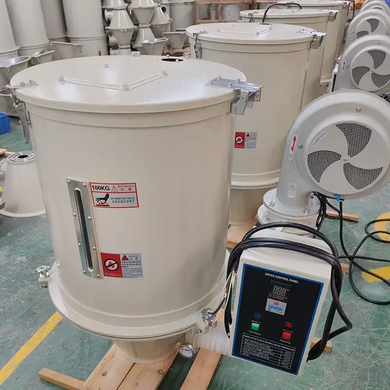 Plastic Granule Dryer Hopper Oven Baking Box for Injection Molding Machine Industrial Drying Equipment Material Dehumidifier