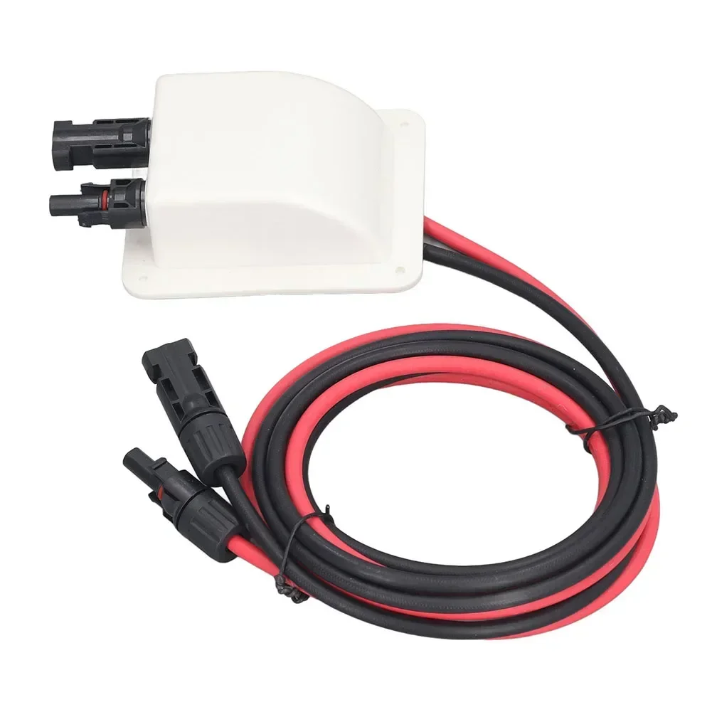 Industrial Grade Solar Connector Cable Entry Enclosure 31cm Solar Junction Box Stainless Steel Screws Built-in Screw Slot