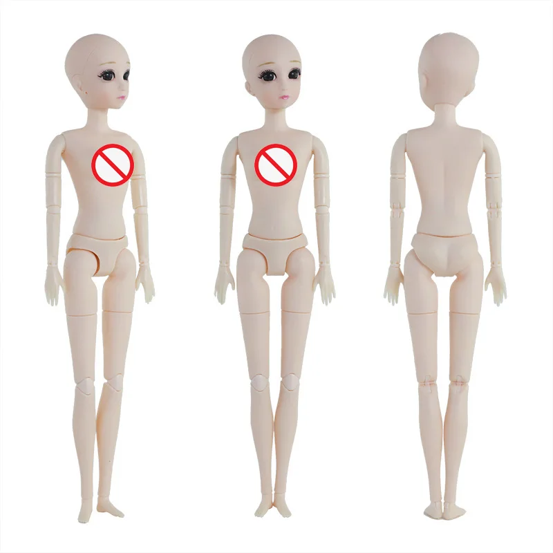 30cm Fashion Doll Body 24 Joints Movable White Skin Body 1/6 BJD Girl Doll Accessories Girls Dress Up Toys Gift