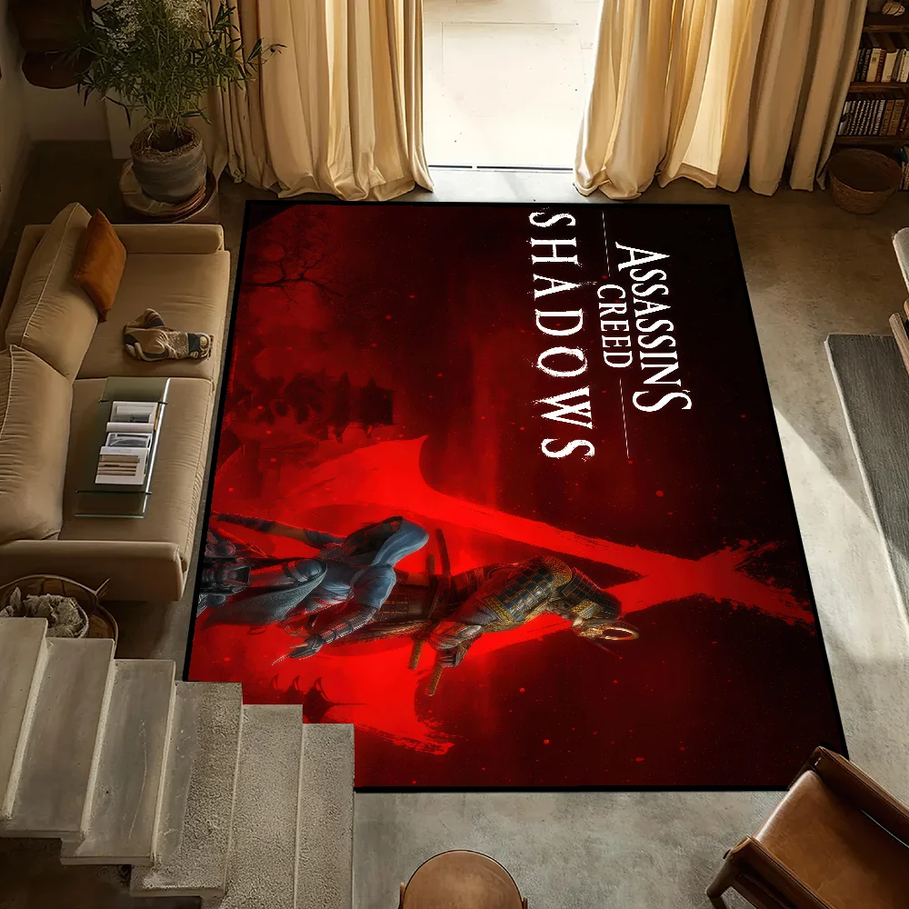 Jogo a-assassin-s creed shadowss pequeno tapete cabeceira cozinha banho sala de estar casa quarto tapete capacho decoração