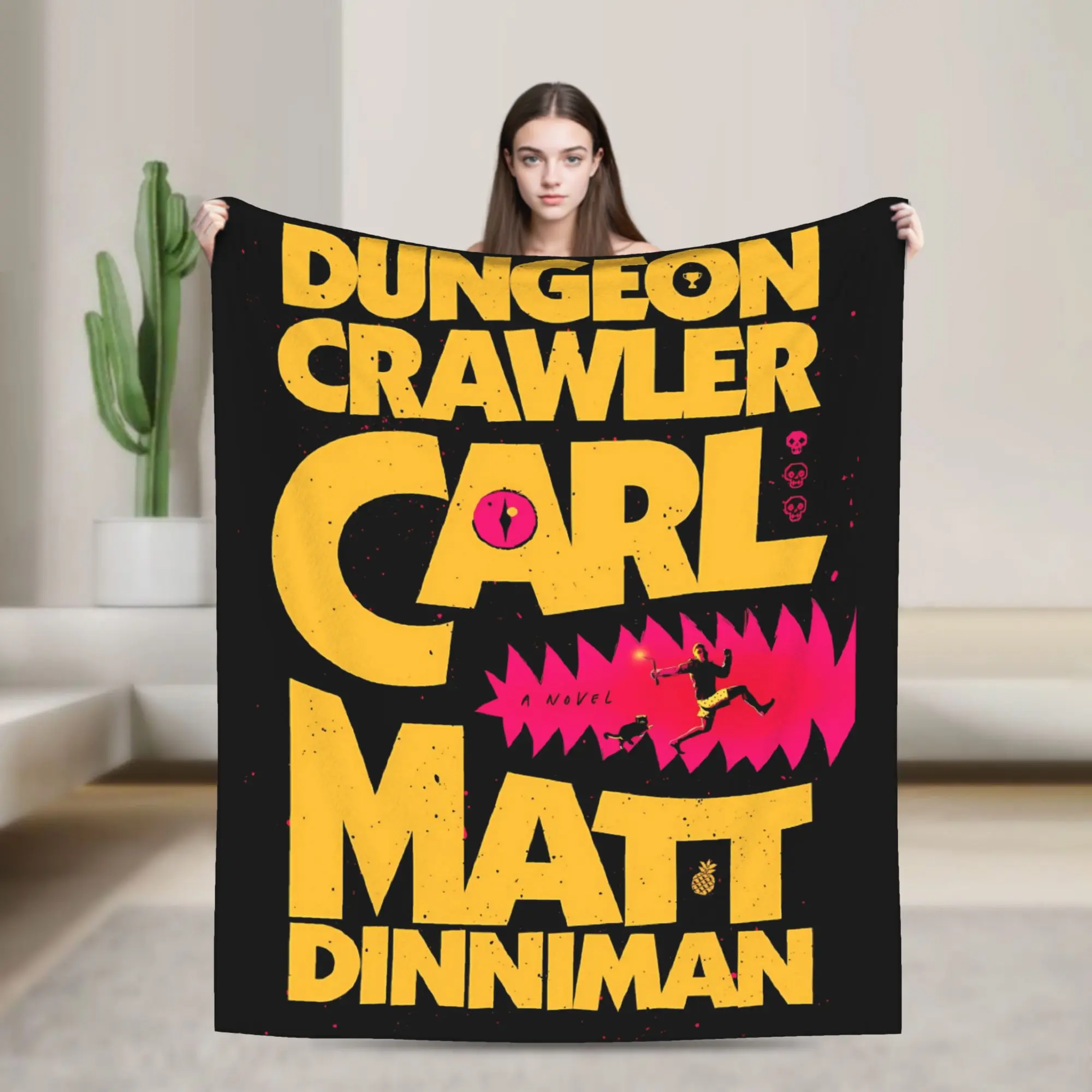Dungeon Crawler Carls Super Soft Blanket Travel Office Plush Bedding Throws Graphic Living Room Flannel Bedspread Sofa Bed Cover