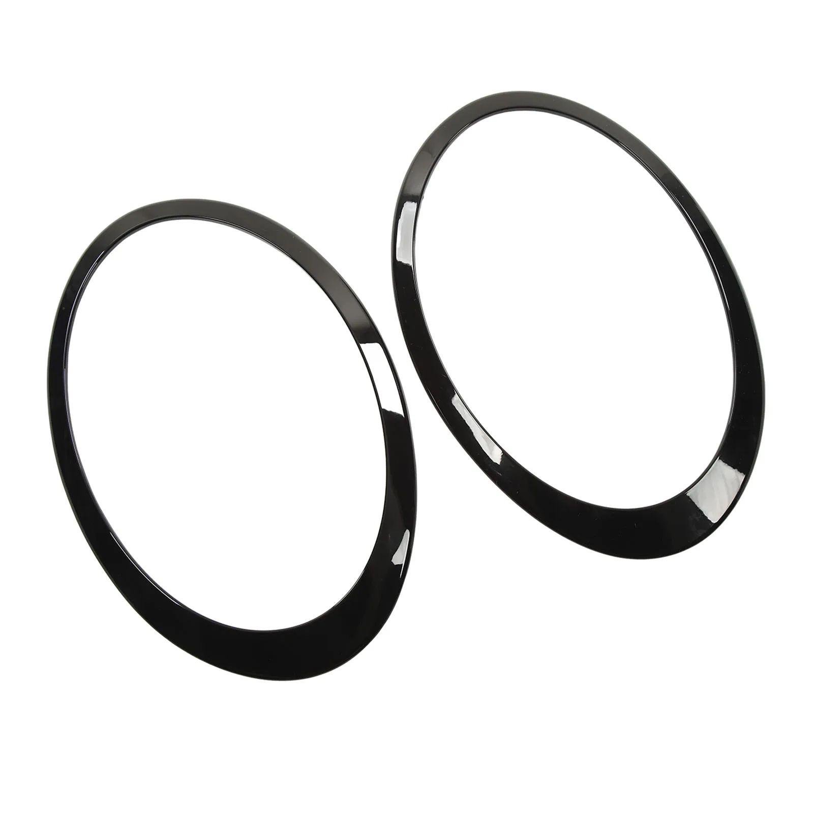 

2pcs Gloss Black Headlight Surround Cover Trims Molding for Cooper Clubman F54 S JCW 2015‑2022 Headlight Trim Ring