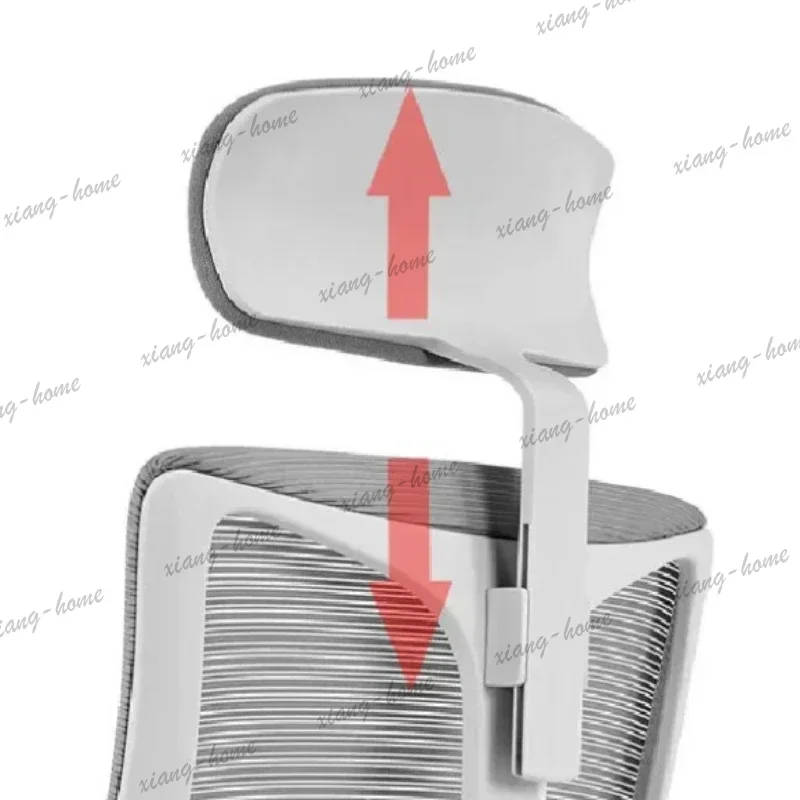 LJY Modern Minimalist Mesh Comfortable Sedentary Ergonomic Waist Support Staff Office Chair Lifting Rotating Desk Computer Chair 5