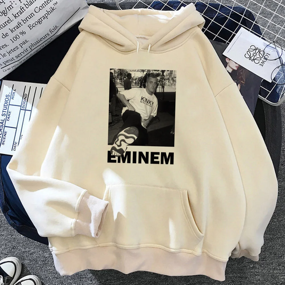 

Eminem hoodies women 90s long sleeve top anime Pullover pulls female harajuku Hood