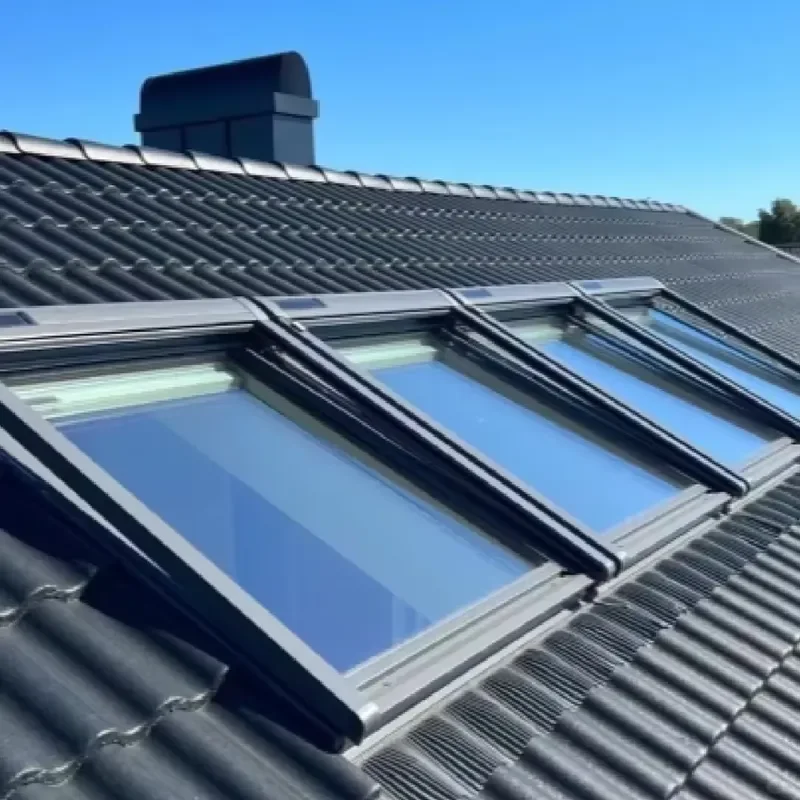 Factory Direct Residential Villa Solar Electric Aluminum Skylight Waterproof Roof Window Glass Roof Window Skylight