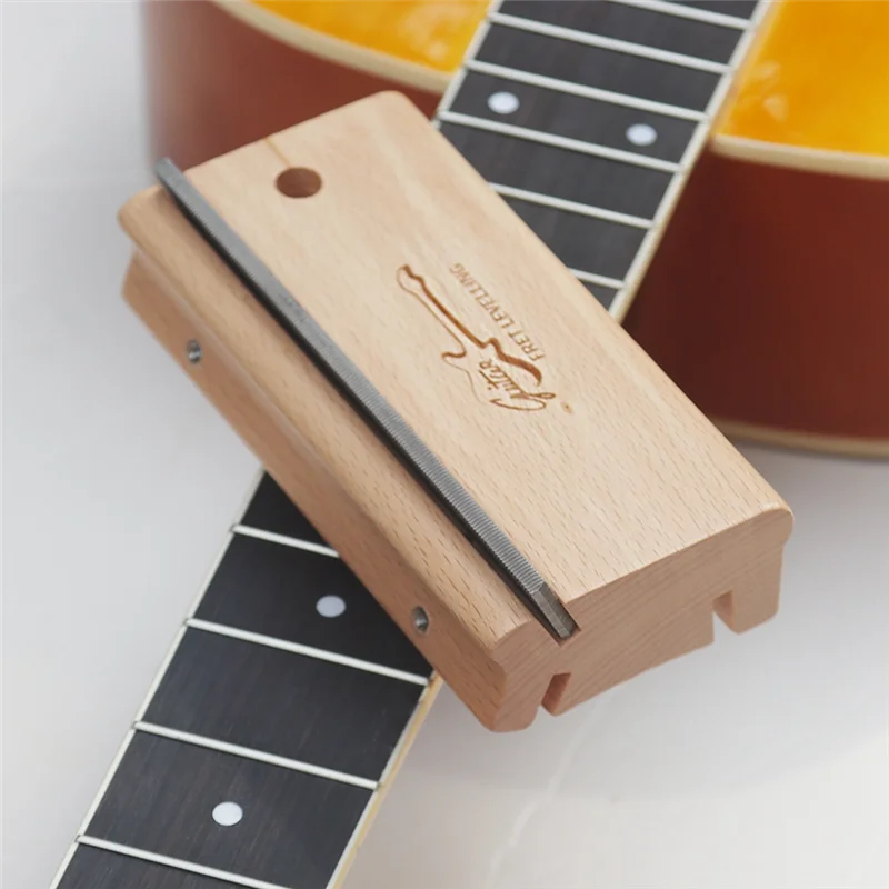 -A90P Guitar Fret End Dressing File 3/23/35 Graus Luthier File Tool Guitar Bass Fret End Dressing para arredondamento