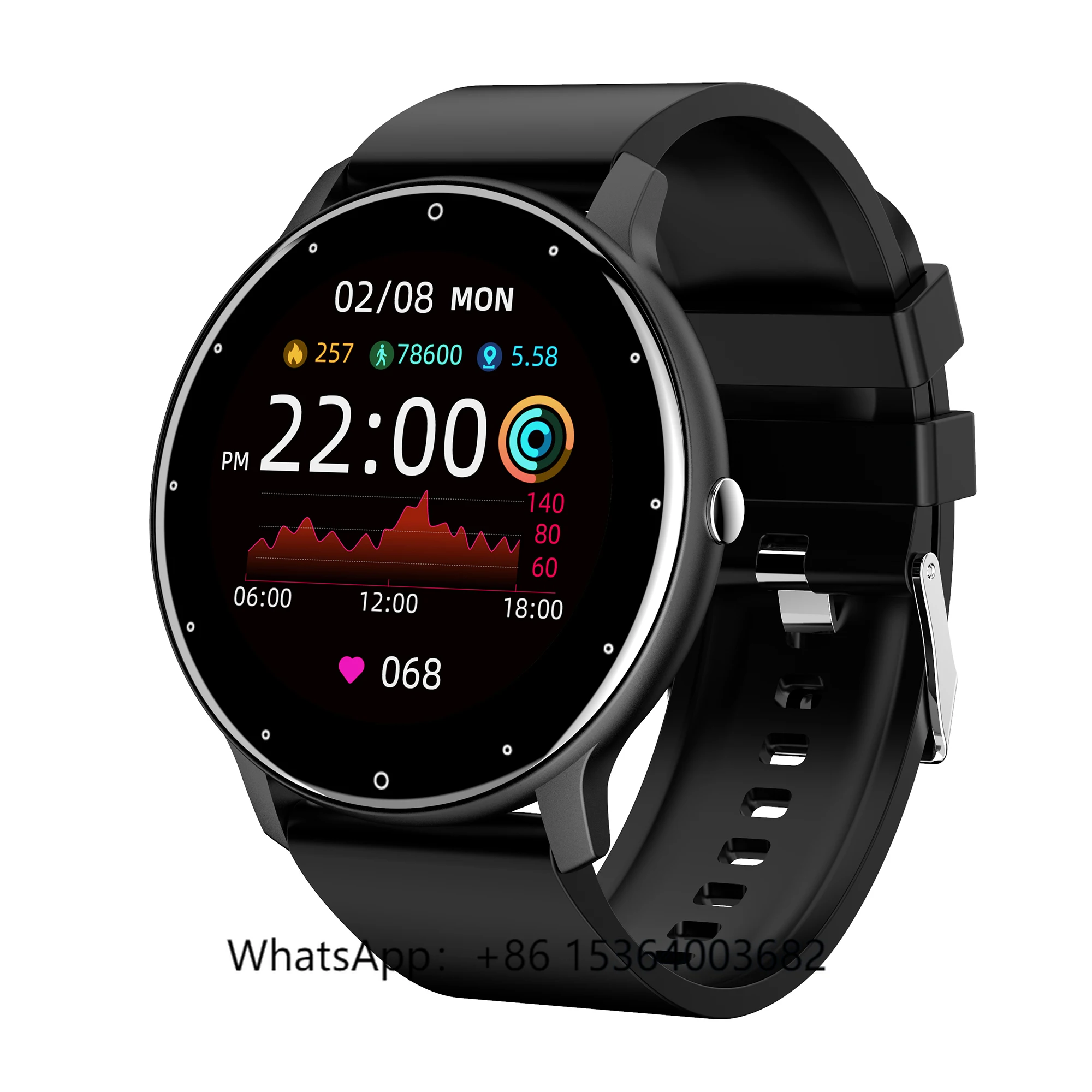 

TJXL-ZL02D ZL02C Pro Digital Round SmartWatch 1.28inch Dafit BT Heart Rate Sleep Reloj Waterproof Android Bracelet Smart Watch