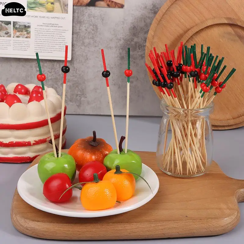 Buffet、カップケーキ、フルーツフォーク、デザート、サラダスティック、カクテル串、結婚披露宴の装飾、12cm、100個