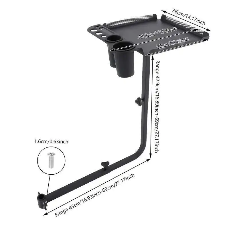 Bandeja de herramientas de extensión de cabello, bandeja de silla de estilismo, bandeja de extensión de cabello para peluquero
