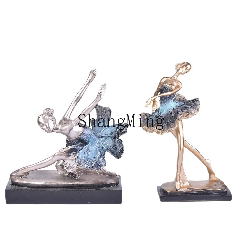 

DSA light luxury high-end ballet girl ornament decoration entrance living room TV cabinet wine cabinet art ornament