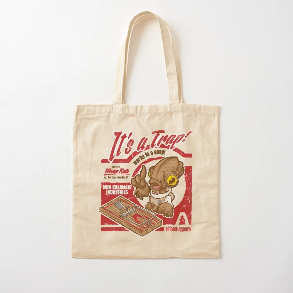 

It's a Trap Tote Bag Shopper Women's bag Canvas Tote Bag