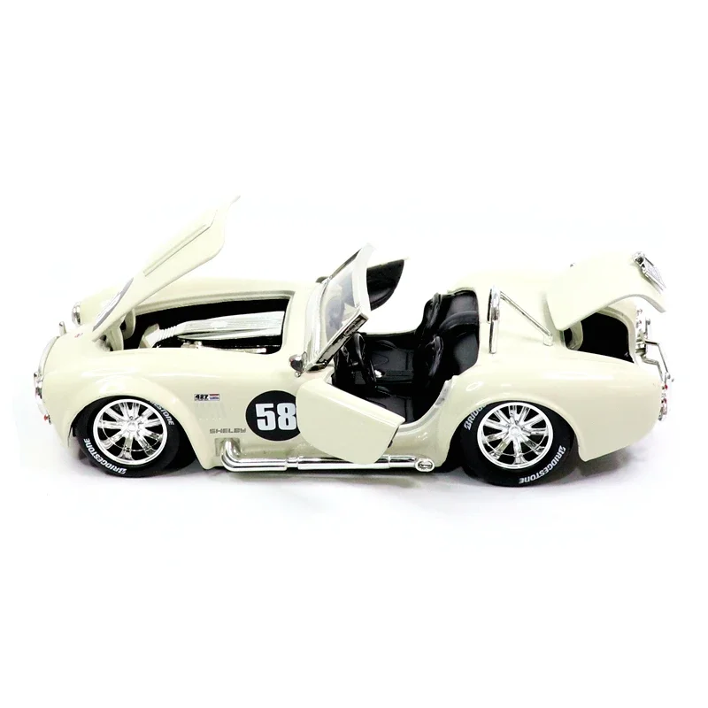 Jada 1:24 1965 Shelby 427 COBRA S/C High Simulation Diecast Car Metal Alloy Model Car Toy for Children Gift Collection