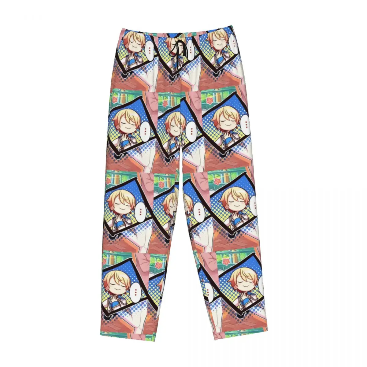 سروال بيجامة Tsukasa Anime Tenma مخصص للسيدات مطبوع عليه قيعان ملابس نوم مع جيوب #2