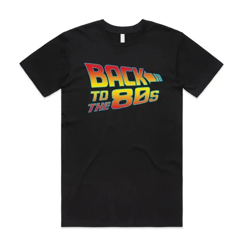 Back To The 80S T Shirt Funny Retro Tv Film 80'S Fancy Dress Neon