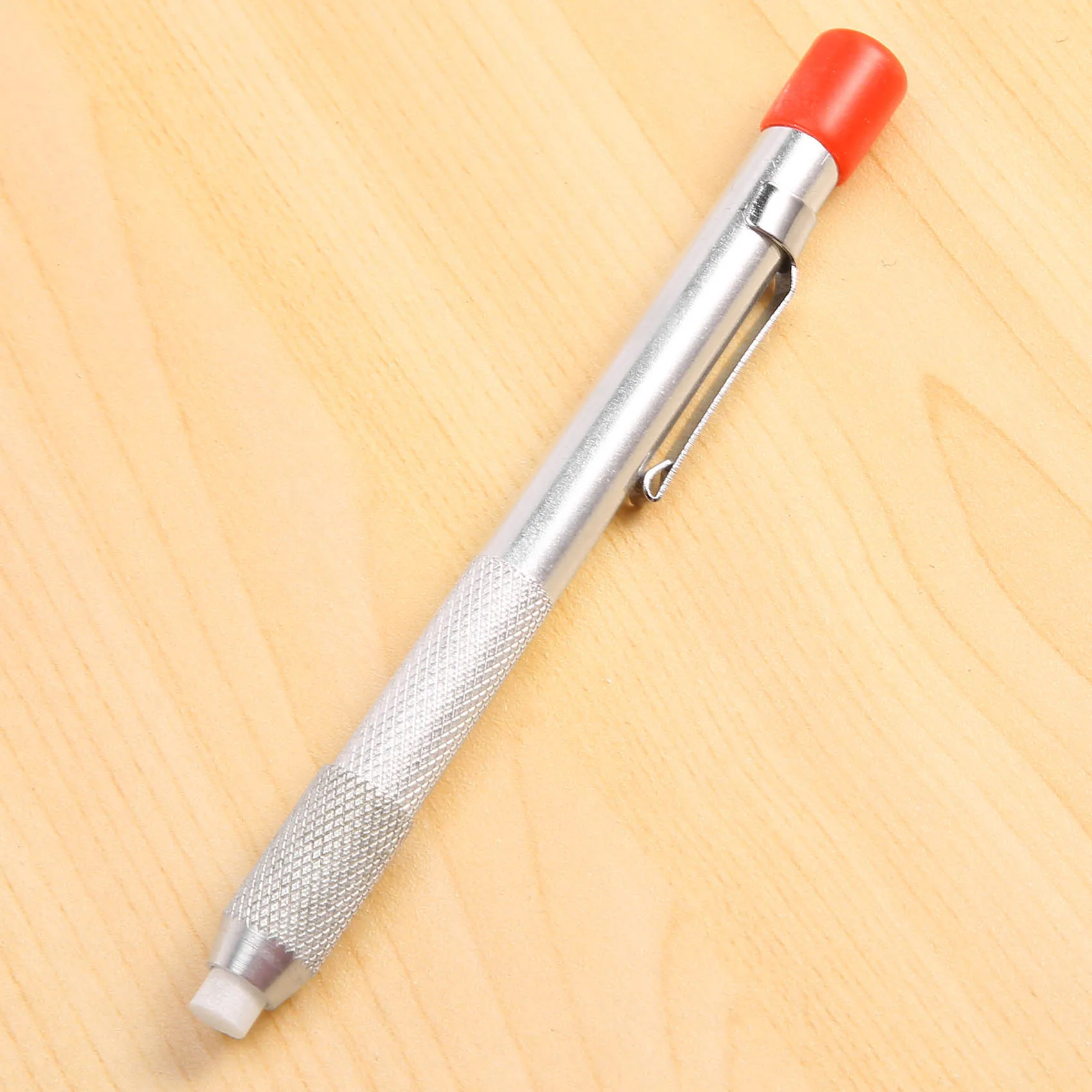 CYCLI-Soapstone Holder Set Mark White Clear And Removable Markings, Flat And Round Holder,Soapstone For Welding