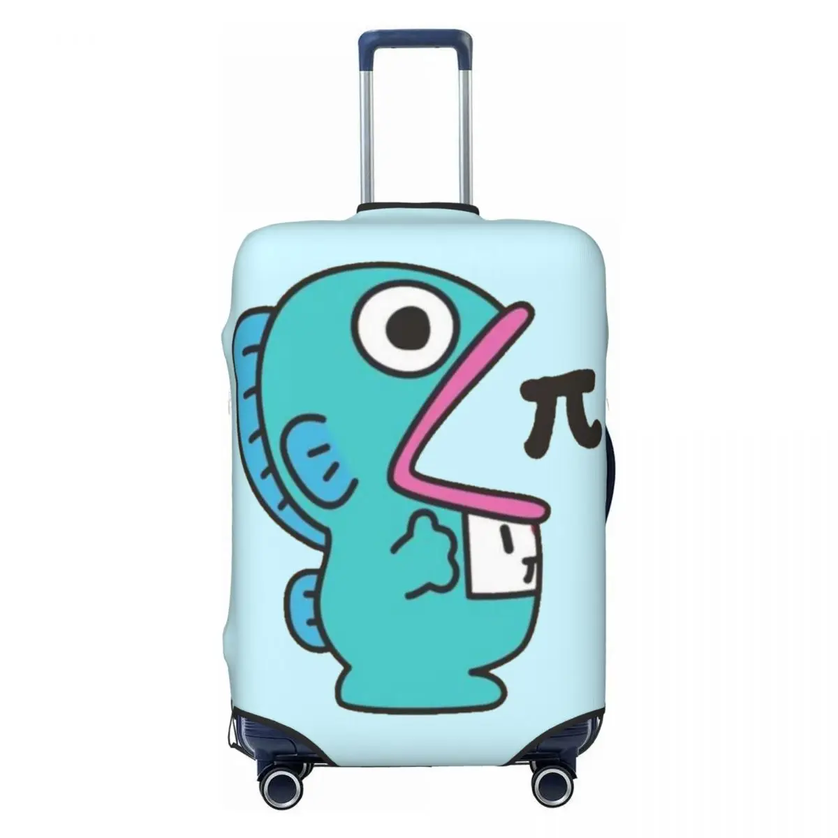 

Custom Hangyodon Cartoon Suitcase Cover Dust Proof Luggage Covers Protector for 18-32 inch
